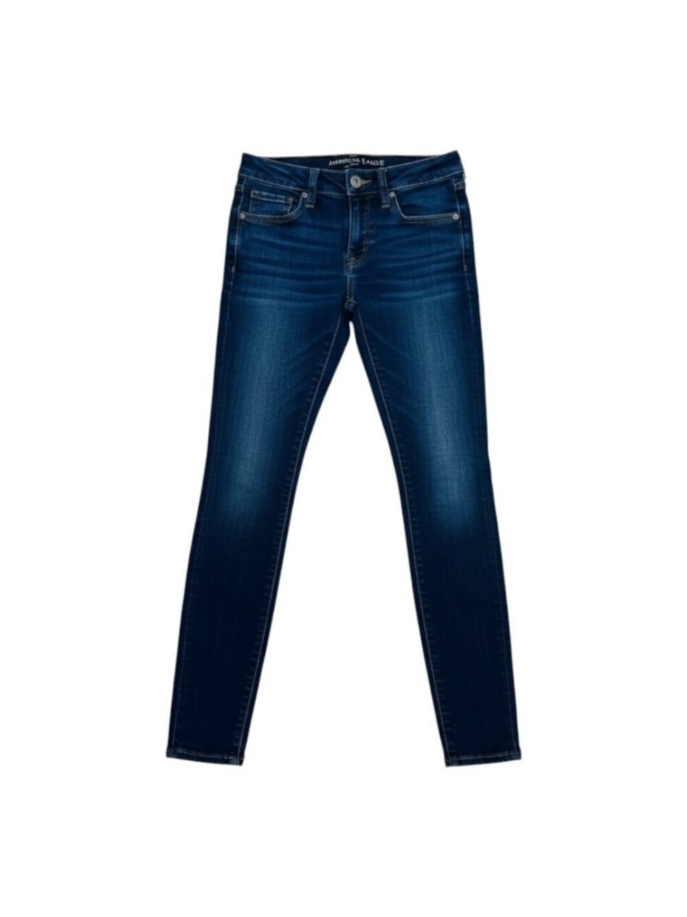 American Eagle Next Level Stretch Jeans Womens Size 2 Blue Skinny